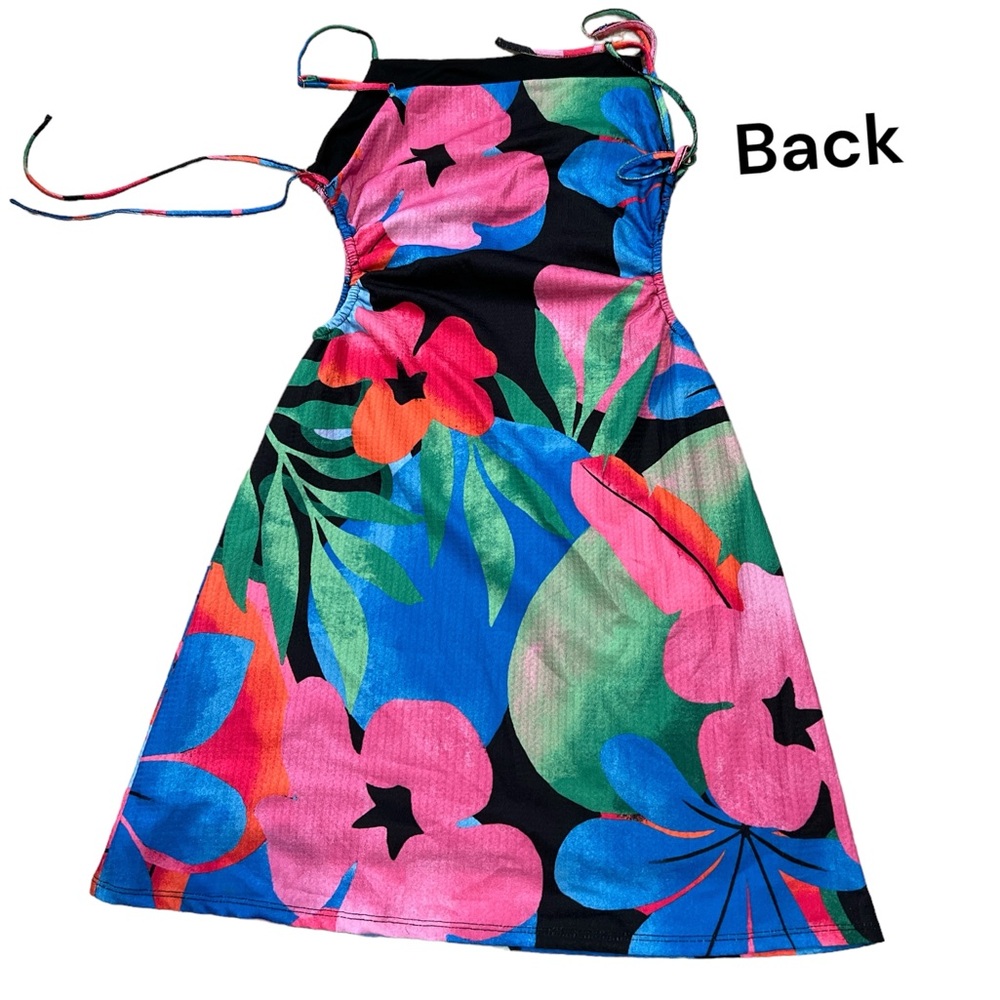 GB tropical cutout side mini dress - Picture 6 of 6
